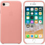 Originele Apple lederen koffer voor iPhone 8 / 7 - lichtroze