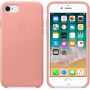 Originele Apple lederen koffer voor iPhone 8 / 7 - lichtroze