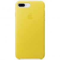 Originele Apple lederen koffer voor iPhone 8 Plus / 7 Plus - lentegeel