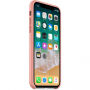 Originele Apple lederen koffer voor iPhone X - lichtroze