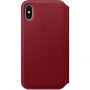 Origineel Apple Folio lederen koffer voor iPhone X - rood