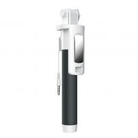 JOYROOM selfie stick met bekabelde trekker voor iPhone - zwart