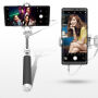 JOYROOM selfie stick met bekabelde trekker voor iPhone - zwart