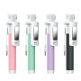 JOYROOM selfie stick met bekabelde trekker voor iPhone - zwart
