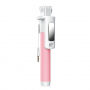 JOYROOM selfie stick met bekabelde trekker voor iPhone - rozig