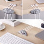 Elegante kabelopberger voor iPhone - grauw