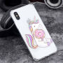 Beschermhoes voor iPhone X / XS - eenhoorn
