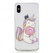Beschermhoes voor iPhone X / XS - eenhoorn