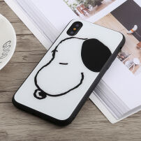dekking voor iPhone X / XS - Vrolijke Snoopy