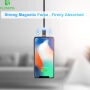 FLOVEME Ronde Magnetische Kabel met USB-C / Micro USB / Lightning voor iPhone / iPad / iPod / AirPods - 1m - goud