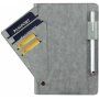 Luxe koffer met ruimte voor pasjes voor iPad mini 4 / 5 - grijs
