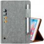 Luxe koffer met ruimte voor pasjes voor iPad mini 4 / 5 - grijs
