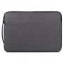 Universele tas met vakjes voor iPad tot 11" / MacBook tot 12" - donker grijs