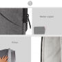 Universele tas met vakjes voor iPad tot 11" / MacBook tot 12" - donker grijs
