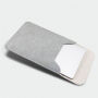 Elegante enveloppe voor iPad tot 13" / MacBook tot 14" - grauw