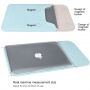 Elegante enveloppe voor iPad tot 13" / MacBook tot 14" - grauw