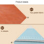Elegante enveloppe voor iPad tot 13" / MacBook tot 14" - grauw