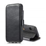 2in1 retro uitneembare koffer voor iPhone X / XS - zwart