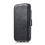 2in1 retro uitneembare koffer voor iPhone X / XS - zwart