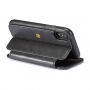 2in1 retro uitneembare koffer voor iPhone X / XS - zwart