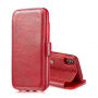 2in1 retro uitneembare koffer voor iPhone X / XS - rood