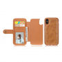 2in1 retro uitneembare koffer voor iPhone X / XS - Bruin