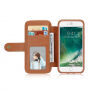 2in1 retro uitneembare koffer voor iPhone 7 Plus / 8 Plus - Bruin