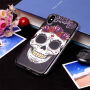 dekking voor iPhone X / XS - Santa Muerte