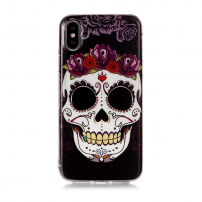 dekking voor iPhone X / XS - Santa Muerte