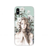 Beschermhoes voor iPhone X / XS - engelachtige meid