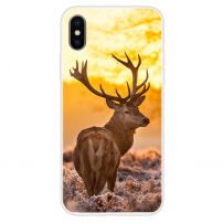 Zachte hoes voor iPhone X / XS - herten