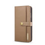 2in1 afneembare flip case voor iPhone XS Max. - Bruin