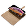 2in1 afneembare flip case voor iPhone XS Max. - Bruin