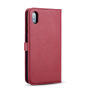 2in1 afneembare flip case voor iPhone XS Max. - rood