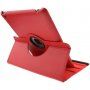 Draaibare 360° beschermhoes voor iPad 2 / 3 / 4 - rood