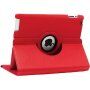Draaibare 360° beschermhoes voor iPad 2 / 3 / 4 - rood