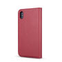 2in1 afneembare flip case voor iPhone XS Max. - rood