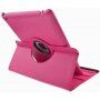 Draaibare 360° beschermhoes voor iPad 2 / 3 / 4 - fuchsia