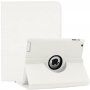 Draaibare 360° beschermhoes met slaapfunctie voor iPad 2 / 3 / 4 - wit