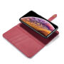 2in1 afneembare flip case voor iPhone XS Max. - rood