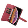 2in1 afneembare flip case voor iPhone XS Max. - rood