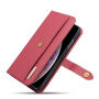 2in1 afneembare flip case voor iPhone XS Max. - rood