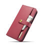 2in1 afneembare flip case voor iPhone XS Max. - rood