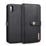 2in1 afneembare flip case voor iPhone XS Max. - zwart