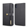 2in1 afneembare flip case voor iPhone XS Max. - zwart