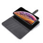 2in1 afneembare flip case voor iPhone XS Max. - zwart