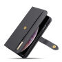 2in1 afneembare flip case voor iPhone XS Max. - zwart