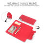 2in1 uitneembare PU lederen hoes voor iPhone XS Max. - rood
