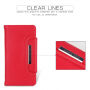 2in1 uitneembare PU lederen hoes voor iPhone XS Max. - rood