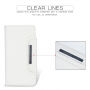 2in1 uitneembare PU lederen hoes voor iPhone XS Max. - wit